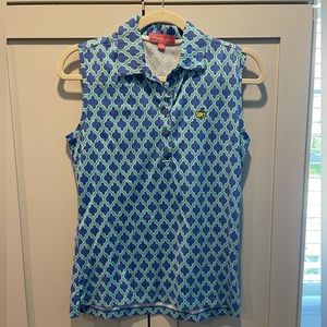 Masters Ladies Sleeveless Golf Shirt Magnolia Lane Collection Size 2